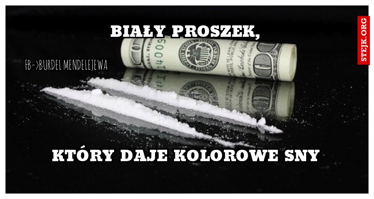 Biały proszek,