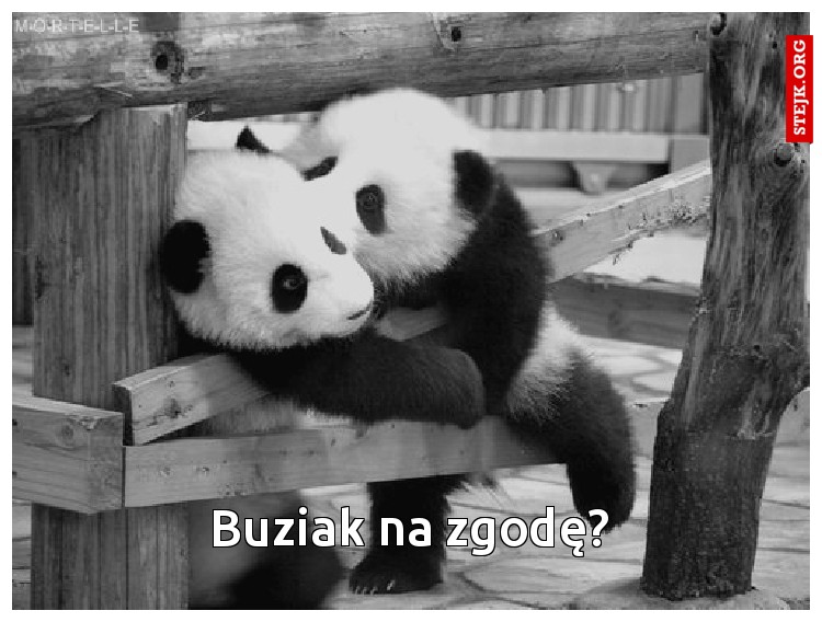Buziak na zgodę?