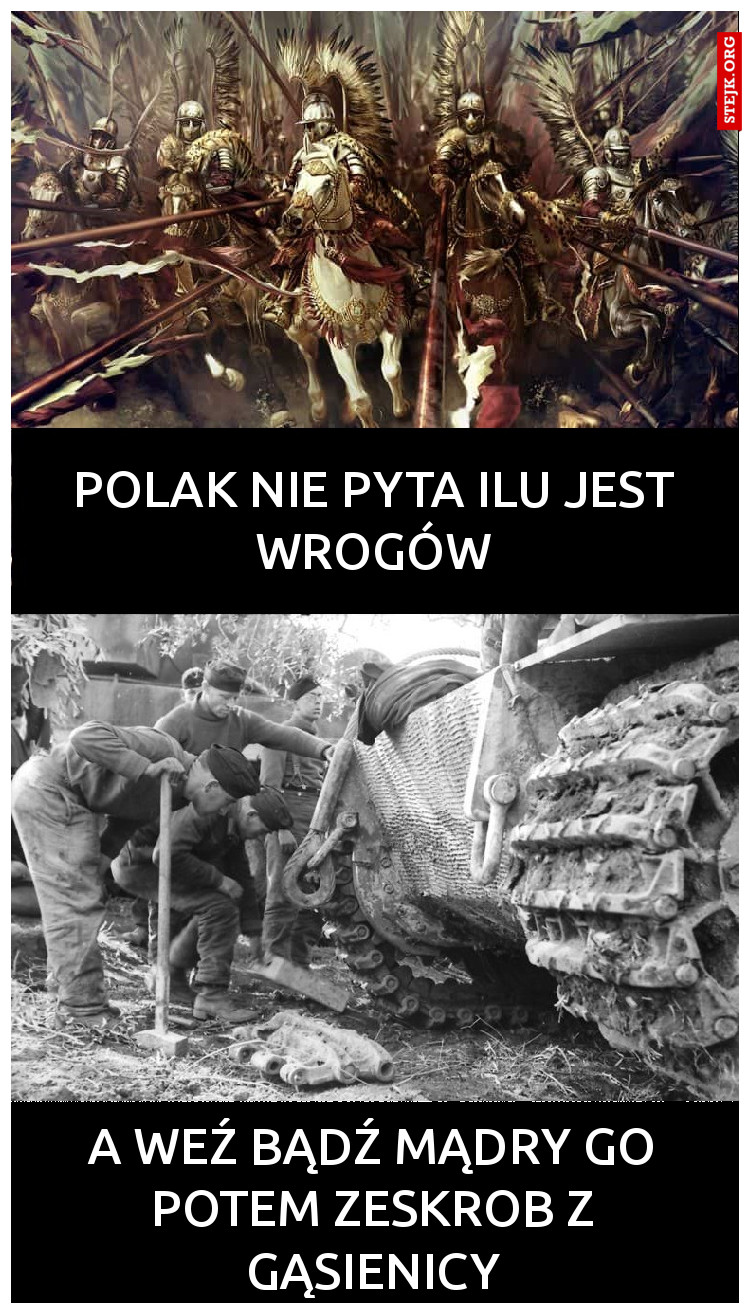 Polak nie pyta ilu jest wrogów