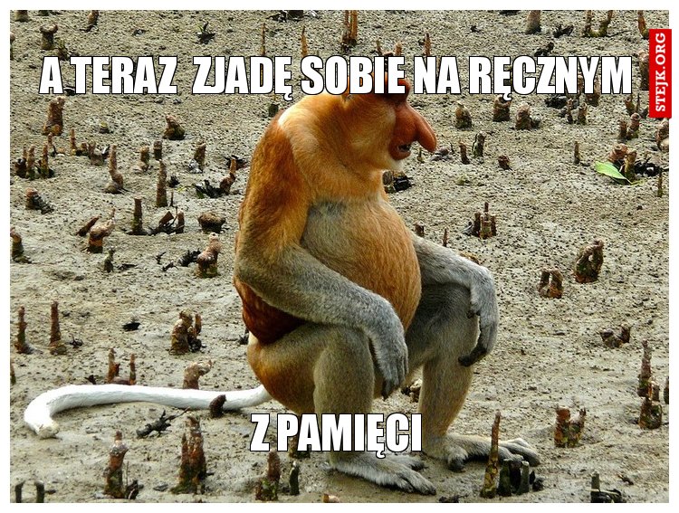 A teraz  zjadę sobie na ręcznym
