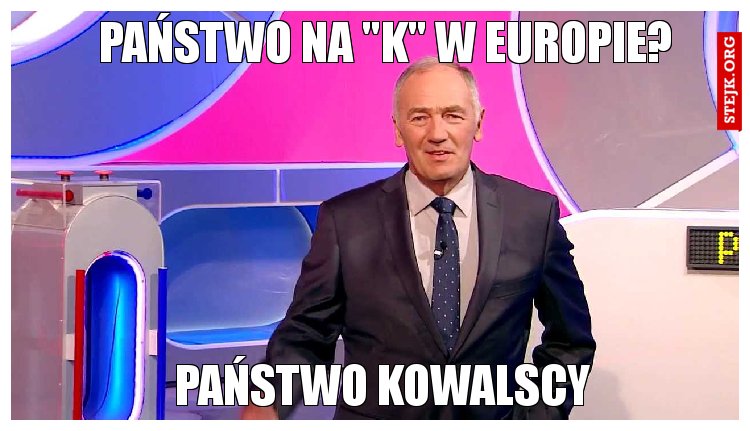 Państwo na "k" w Europie?