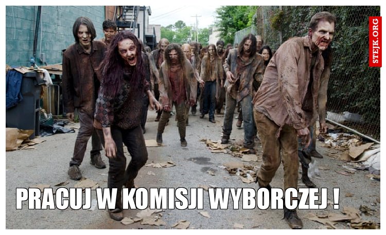 PRACUJ W KOMISJI WYBORCZEJ !