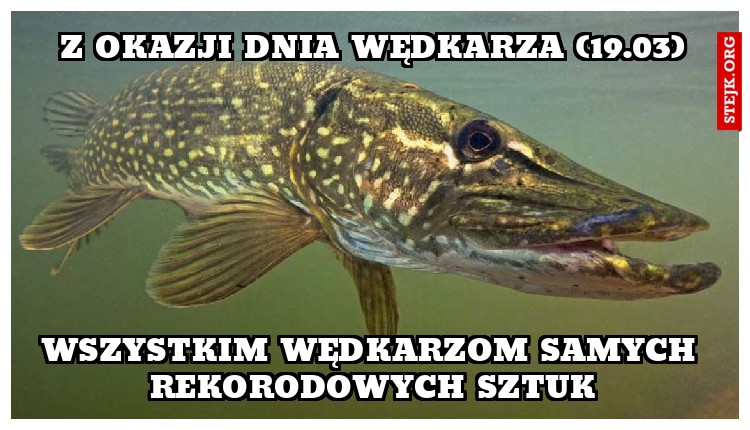 z okazji dnia wędkarza (19.03)