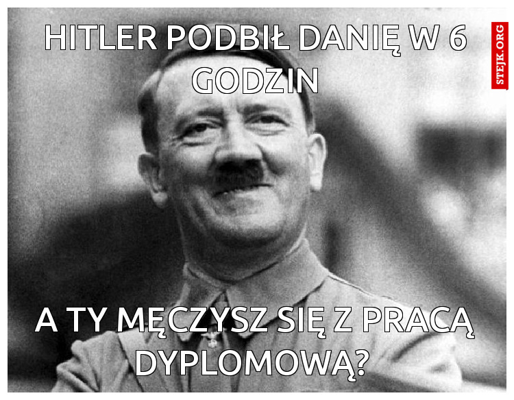 hitler podbił danię w 6 godzin