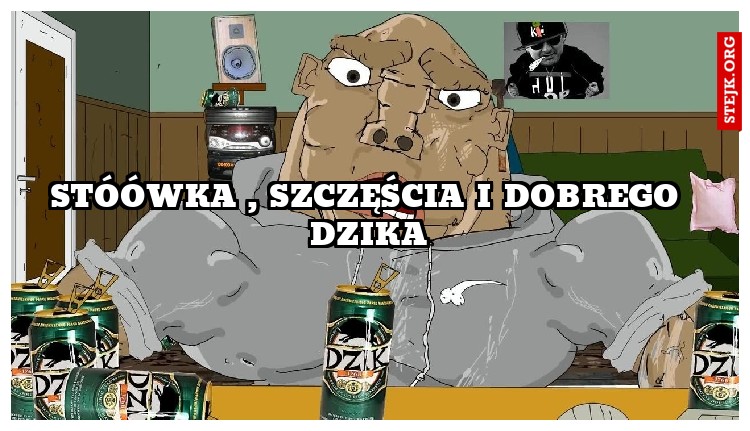 STÓÓWKA , SZCZĘŚCIA I DOBREGO DZIKA