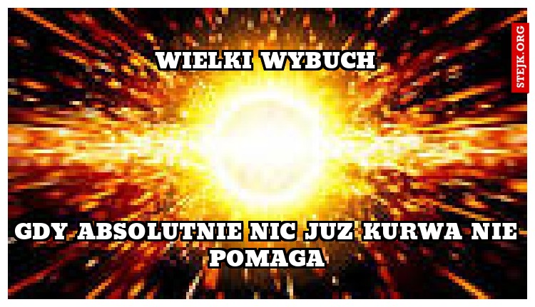 Wielki wybuch