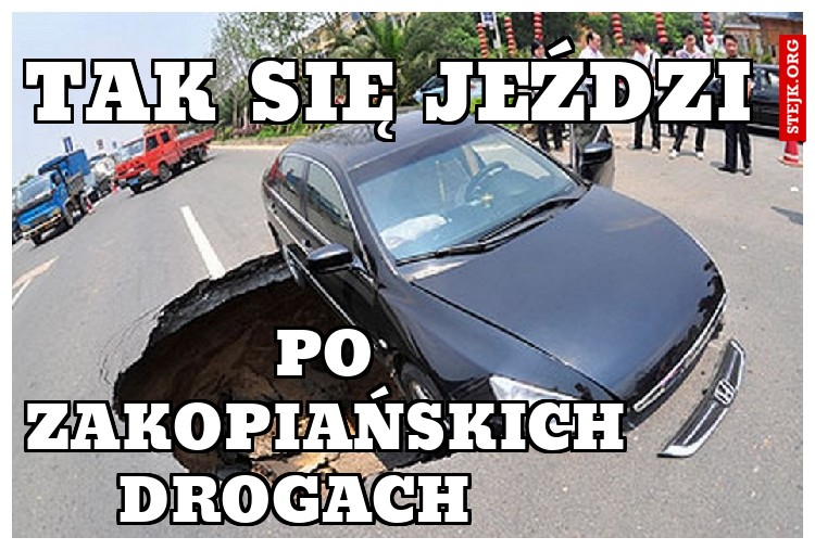 tak się jeździ 