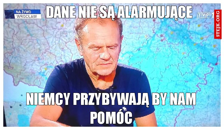 Dane nie są alarmujące