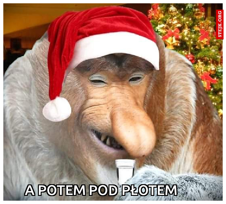 A potem pod płotem 