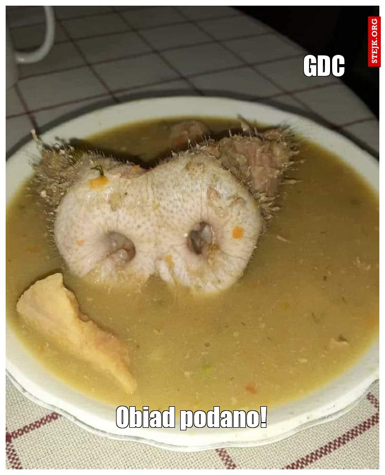 Obiad podano!