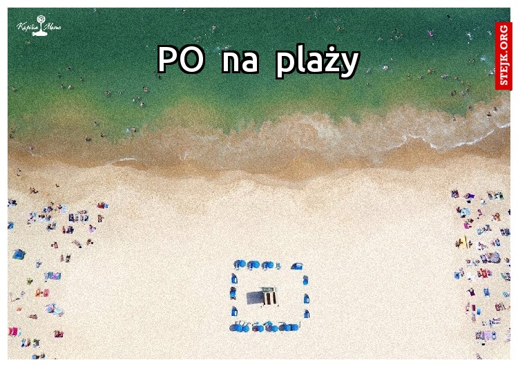 PO  na  plaży