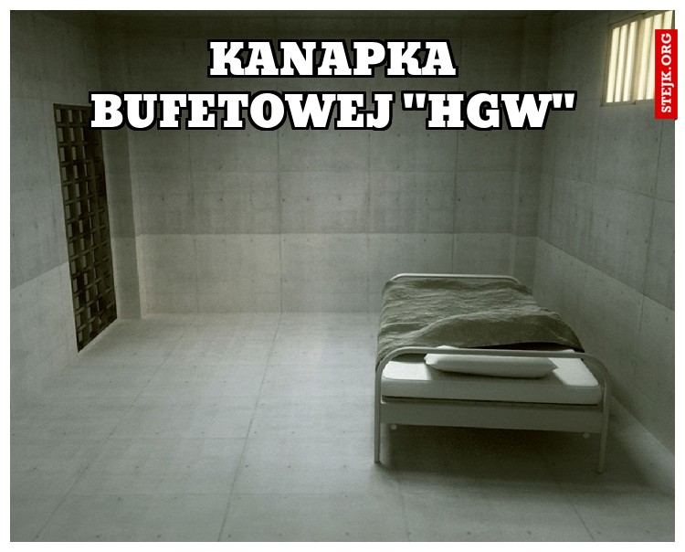 Kanapka bufetowej "HGW"