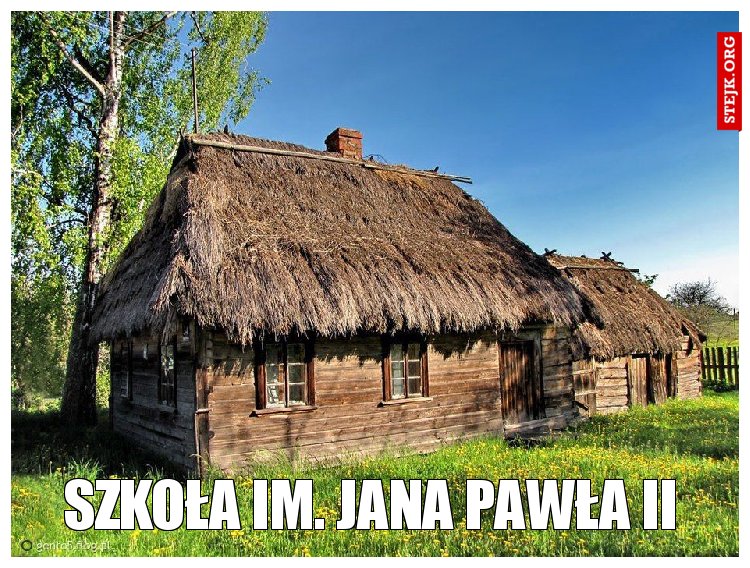 szkoła im. Jana Pawła II