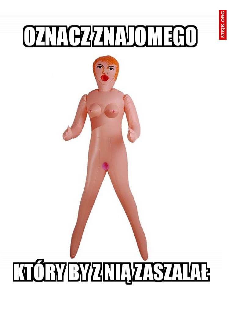 oznacz znajomego
