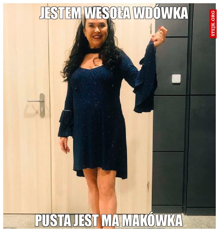 Jestem wesoła wdówka