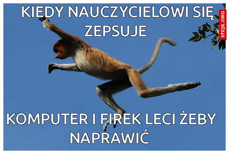 Kiedy nauczycielowi się zepsuje 