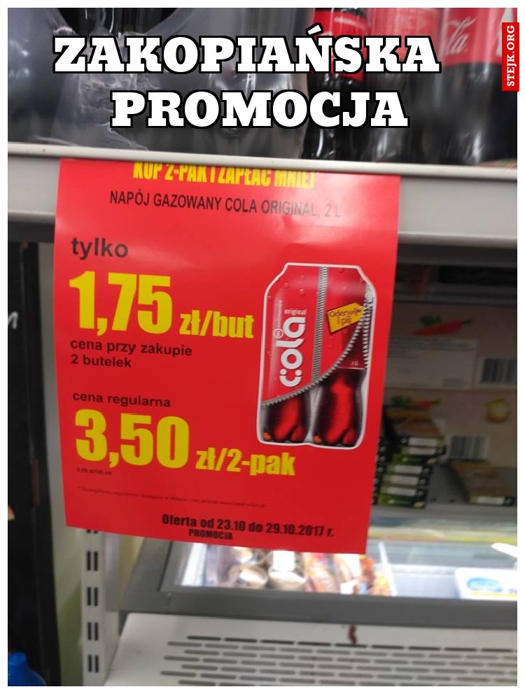 zakopiańska  promocja