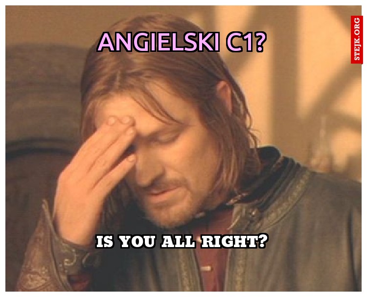 Angielski C1?
