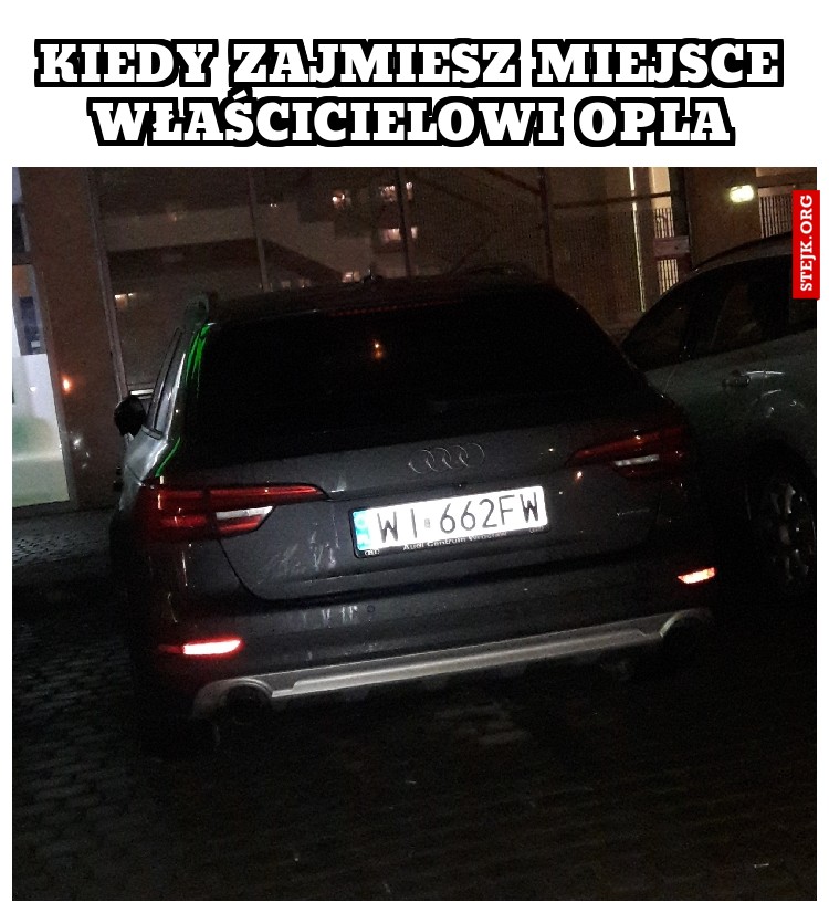 Kiedy zajmiesz miejsce właścicielowi Opla
