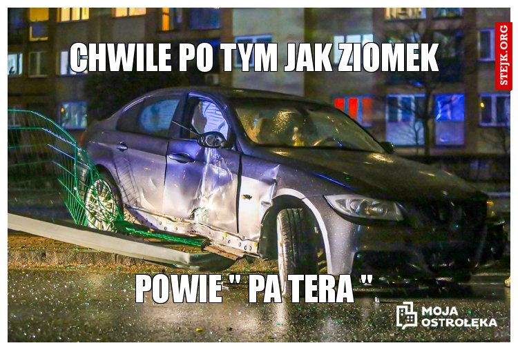 CHWILE PO TYM JAK ZIOMEK 