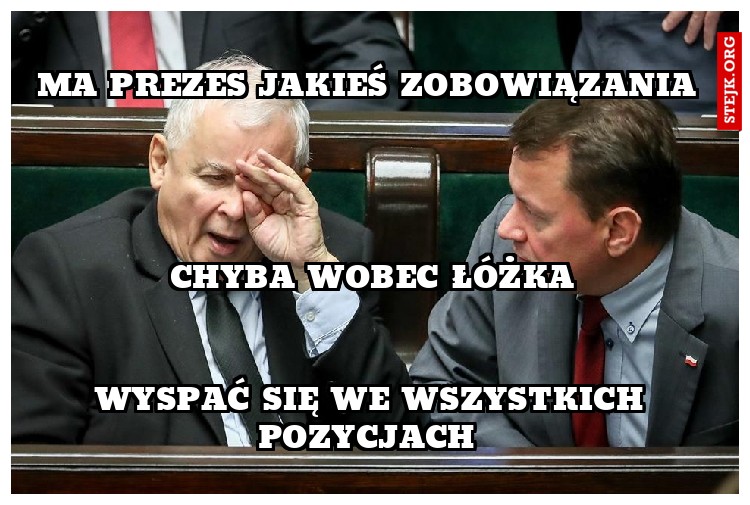 Ma prezes jakieś zobowiązania 