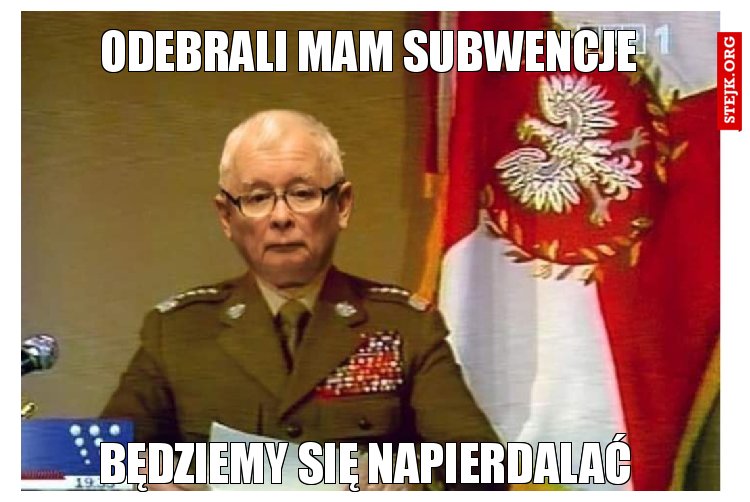 Odebrali mam subwencje 