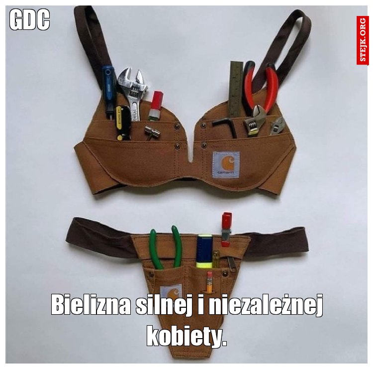 Bielizna silnej i niezależnej kobiety.