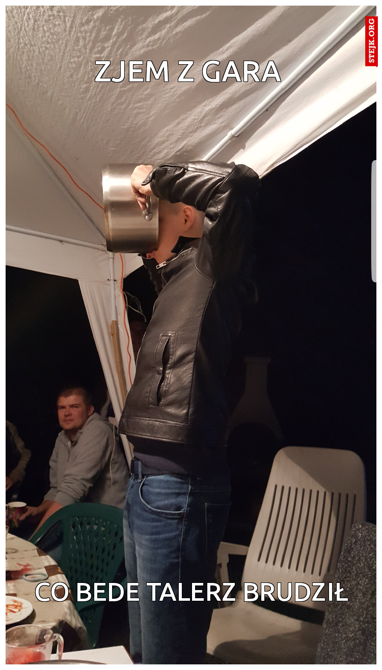 Co bede talerz brudził