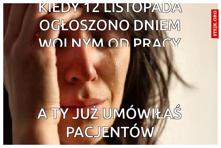 Kiedy 12 listopada ogłoszono dniem wolnym od pracy