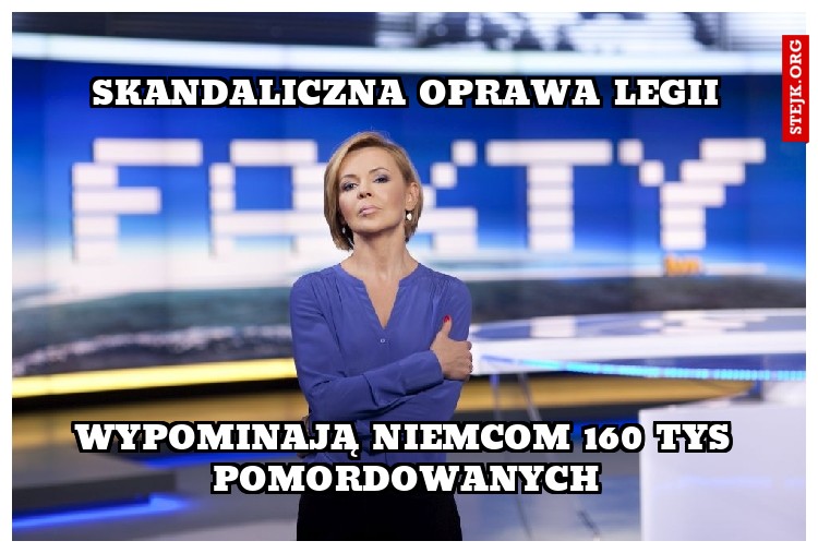 Skandaliczna oprawa Legii