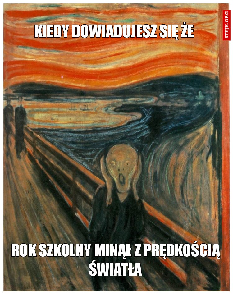 Kiedy dowiadujesz się że 