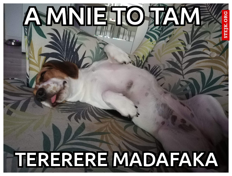 A mnie to tam