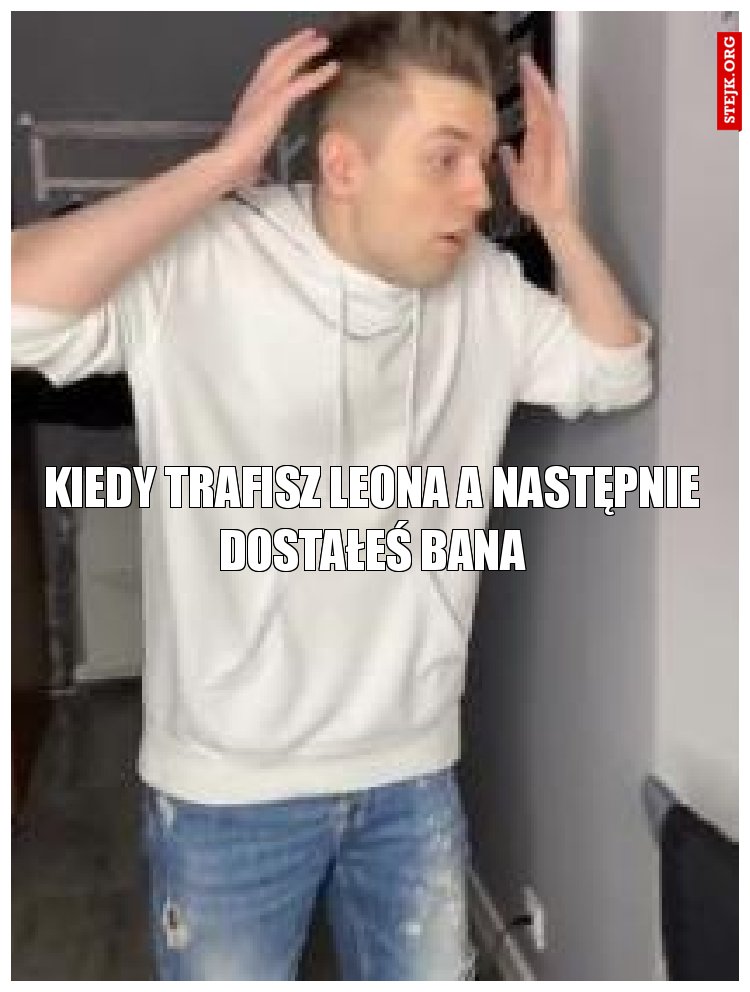 KIedy trafisz leona a następnie dostałeś bana