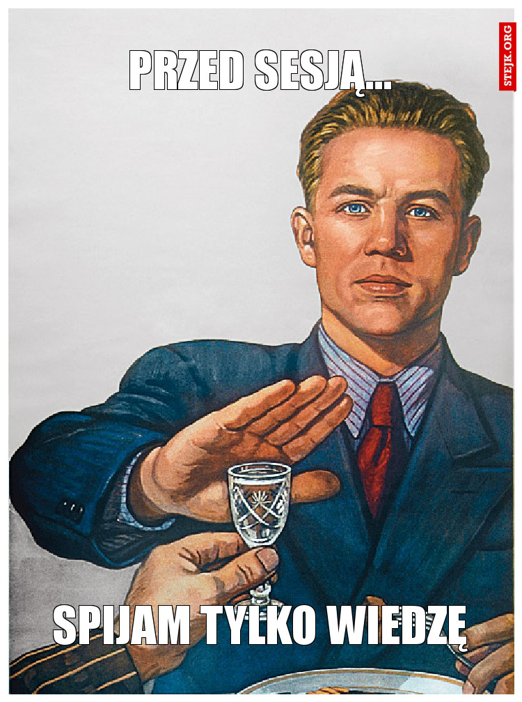 Przed sesją...