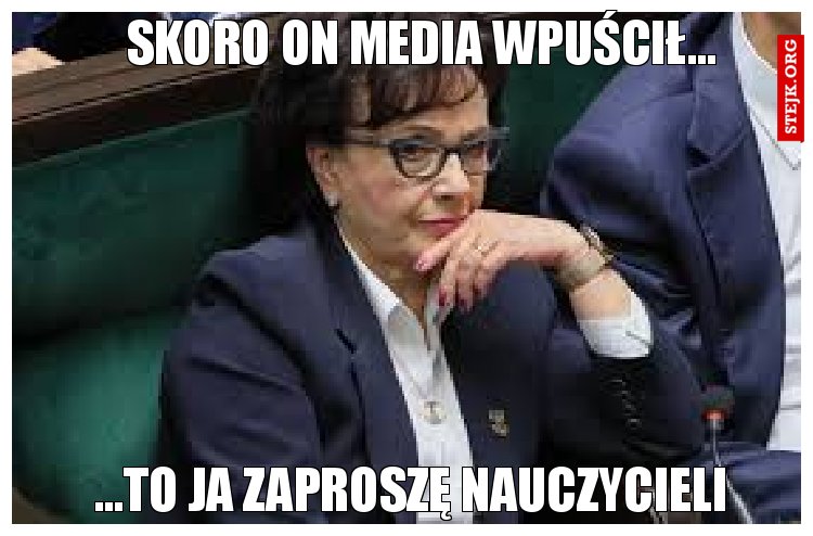 Skoro on media wpuścił...