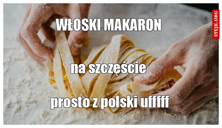 Włoski makaron 