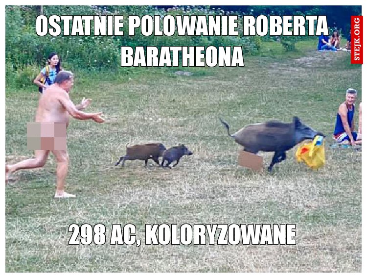 Ostatnie polowanie Roberta Baratheona