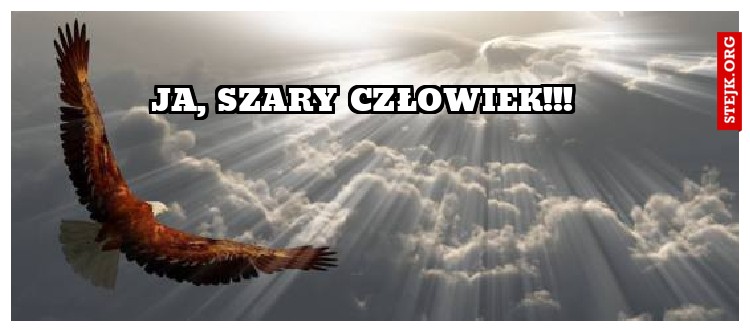 Ja, szary człowiek!!! 