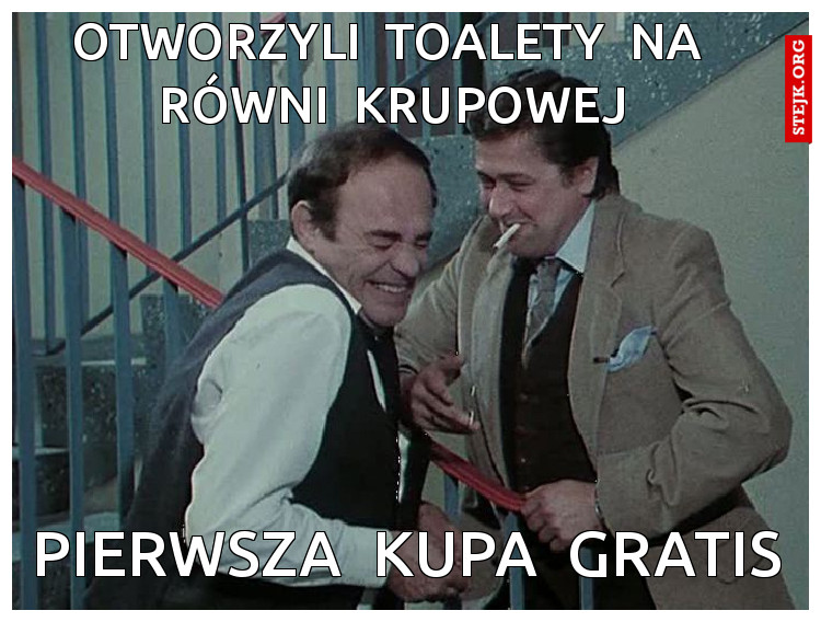 otworzyli  toalety  na  równi  krupowej