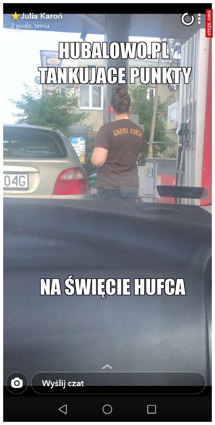 Hubalowo.pl  tankujace punkty
