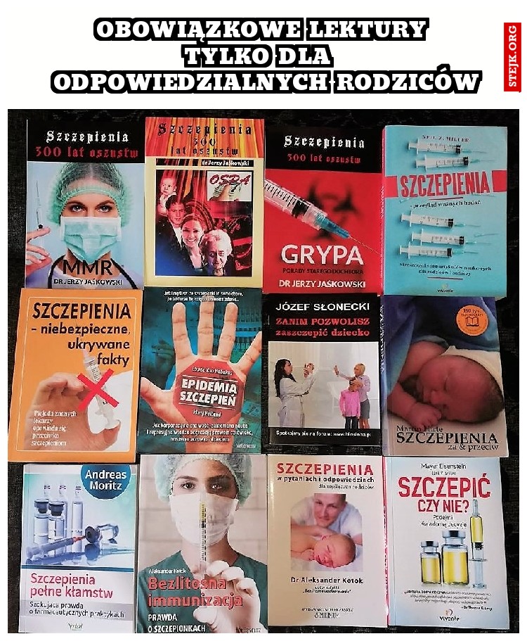          Obowiązkowe lektury                            tylko dla                    odpowiedzialnych rodziców