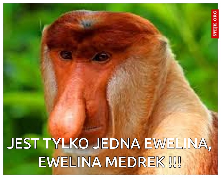 JEST TYLKO JEDNA EWELINA, EWELINA MEDREK !!!