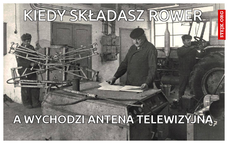 kiedy składasz rower