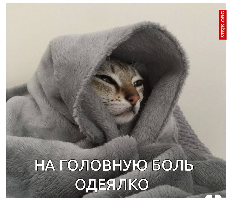 На головную боль одеялко 