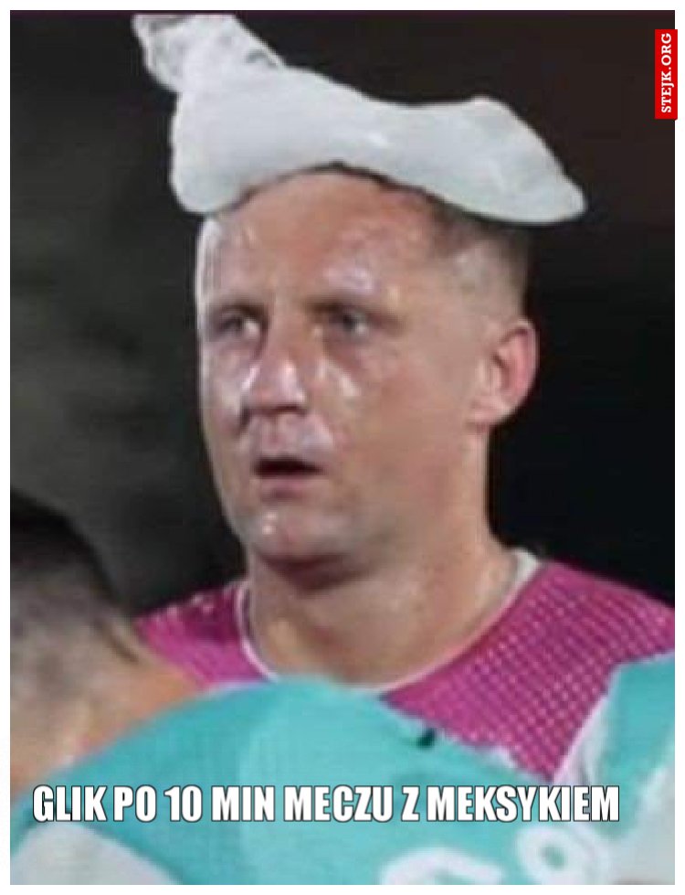 Glik po 10 min meczu z Meksykiem