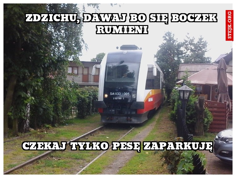 Zdzichu, dawaj bo się boczek rumieni