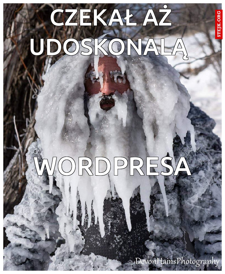 czekał aż udoskonalą 