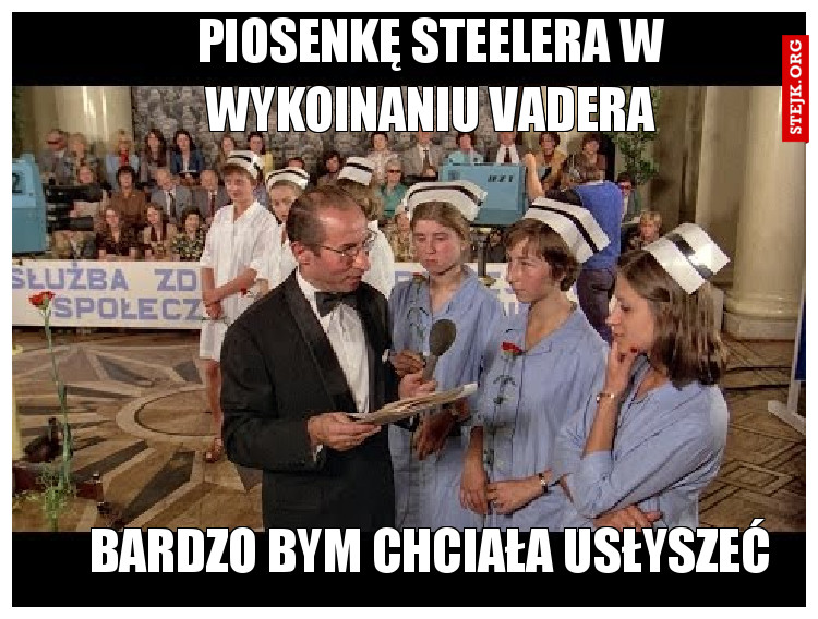 Piosenkę Steelera w wykoinaniu vadera