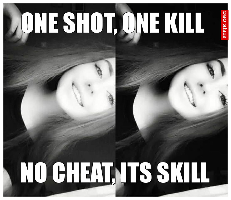 one shot, one kill
