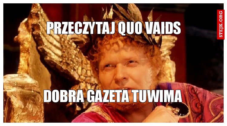 Przeczytaj quo vaids